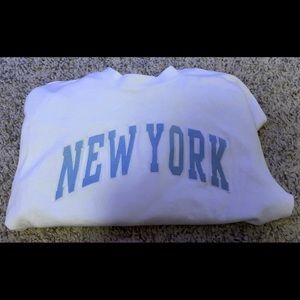 RARE brandy melville NY crewneck long sleeve